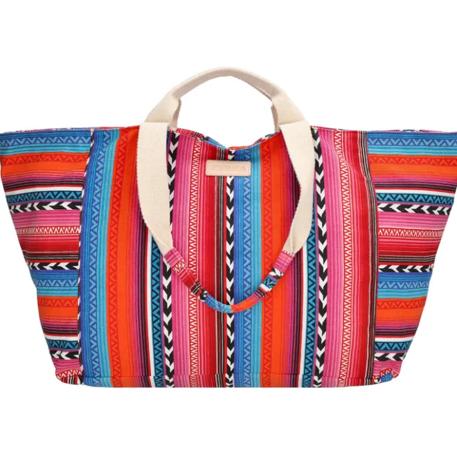 Sale Zebra Trends Richelle Beachbag multi fuchsia