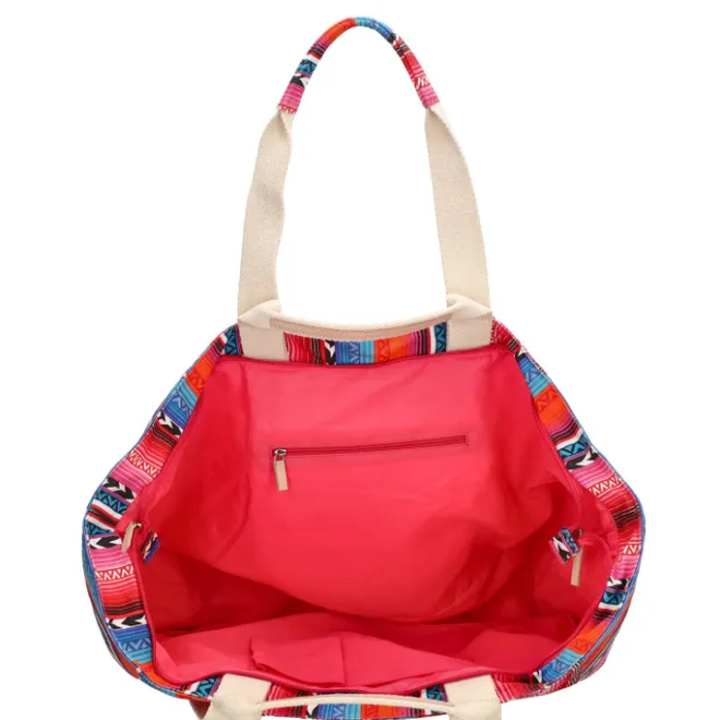 Sale Zebra Trends Richelle Beachbag multi fuchsia