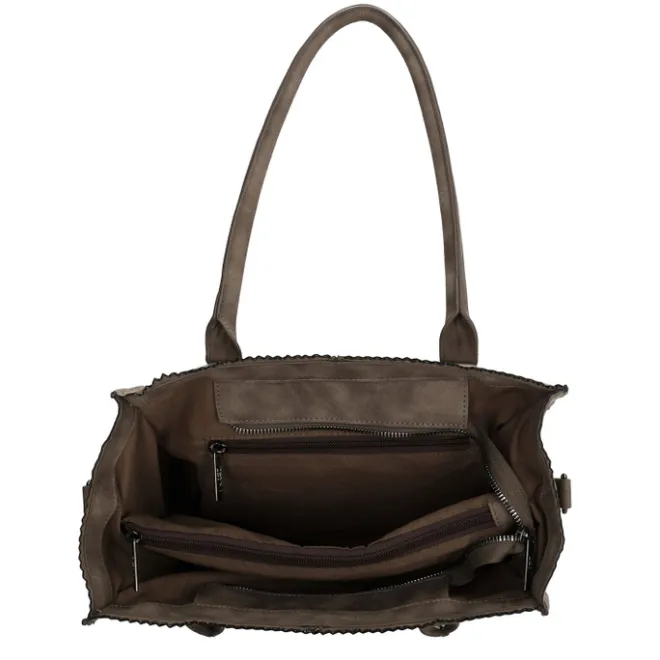 New Zebra Trends Rosa XL Shopper zwart