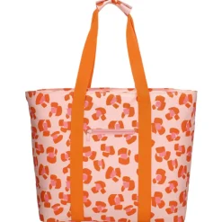 Discount Zebra Trends Sally Beach Cooling Bag pink cheetah