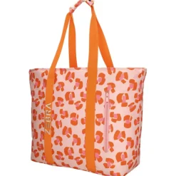 Discount Zebra Trends Sally Beach Cooling Bag pink cheetah