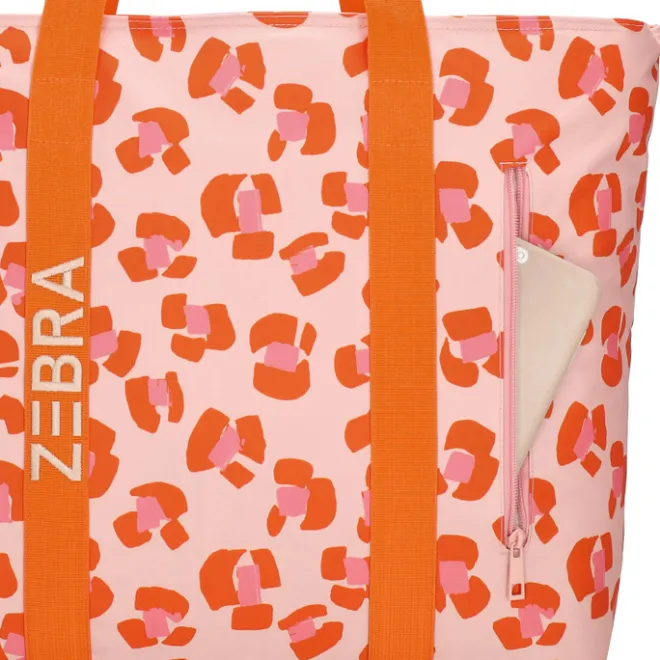 Discount Zebra Trends Sally Beach Cooling Bag pink cheetah