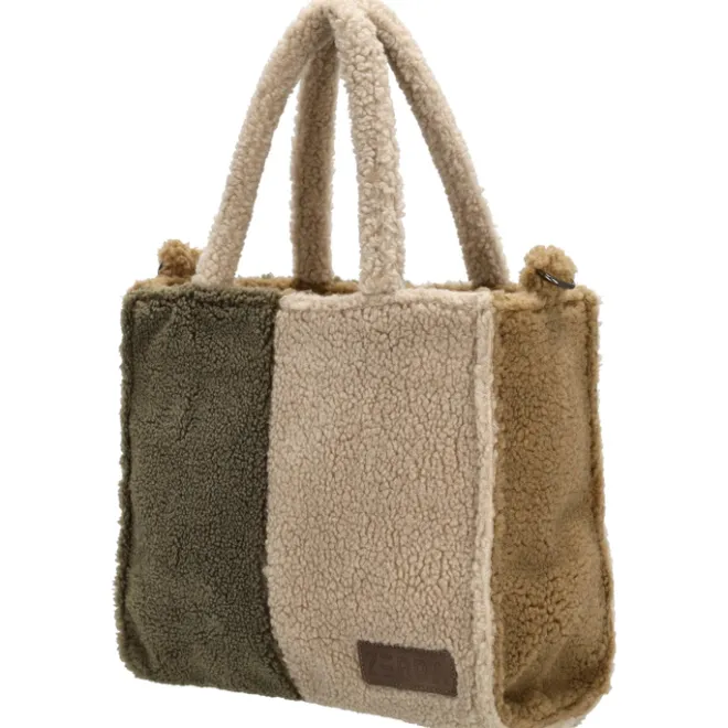 New Zebra Trends Teddy Denise Handbag M taupe