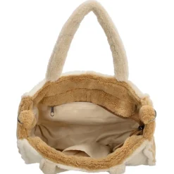 Discount Zebra Trends Teddy Denise Handtas M creme