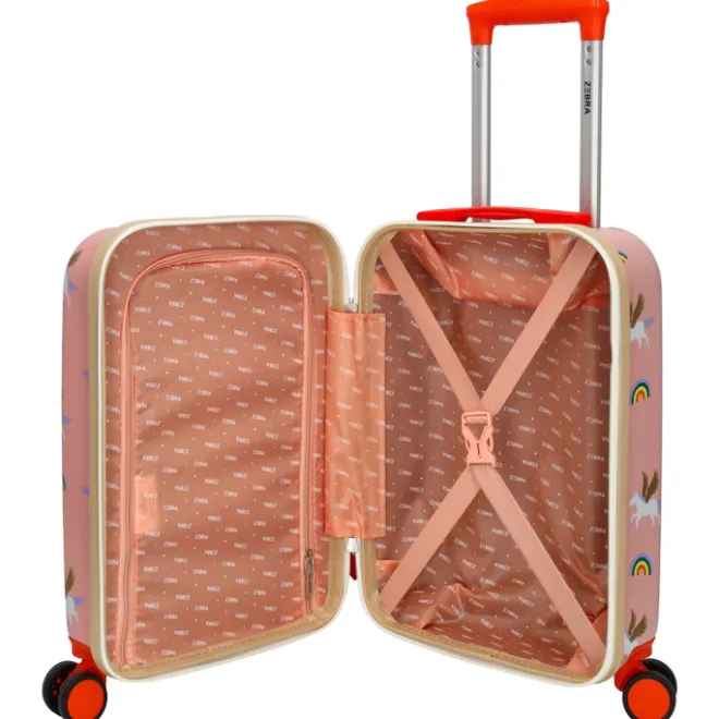 Outlet Zebra Trends Travel Kinderkoffer roze